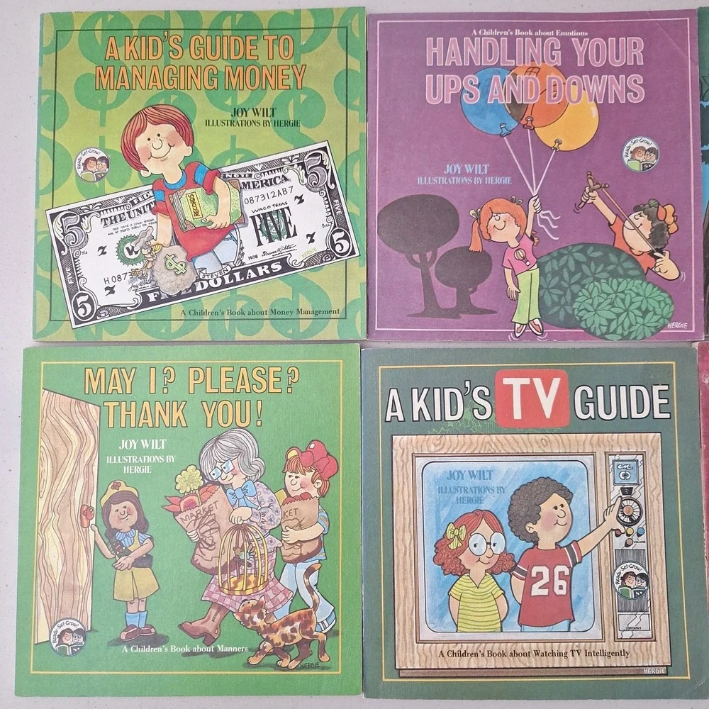Joy Wilt Book Lot Of 13 Vintage Children's Learning And Growing Books, 1st Ed.